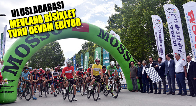 Uluslararası Mevlana Bisiklet Turu Devam Ediyor
