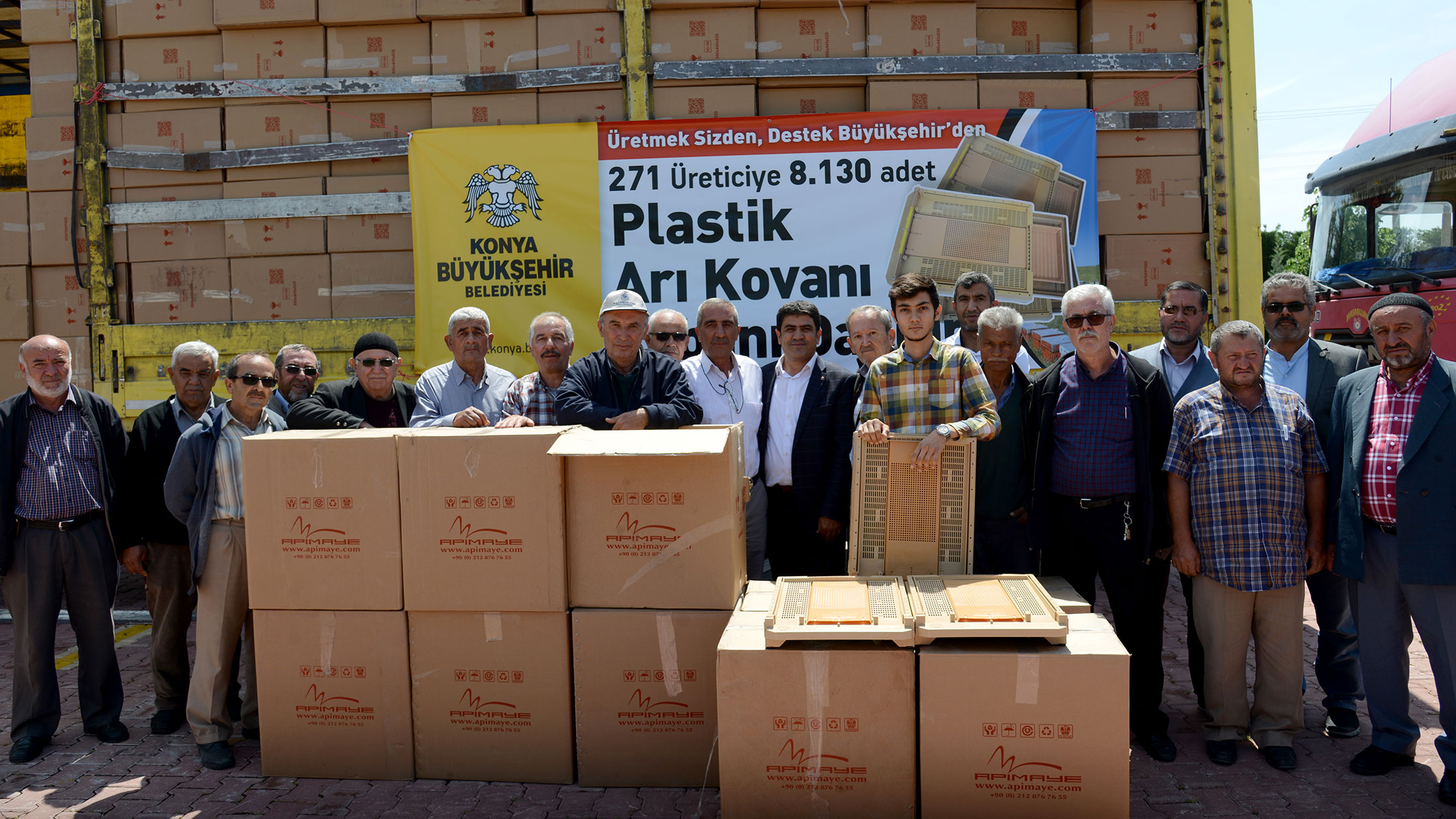 Büyükşehir'den Arı Üreticisine Destek