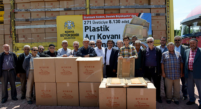Büyükşehir'den Arı Üreticisine Destek