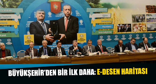 Büyükşehir'den Bir İlk Daha: E-Desen Haritası