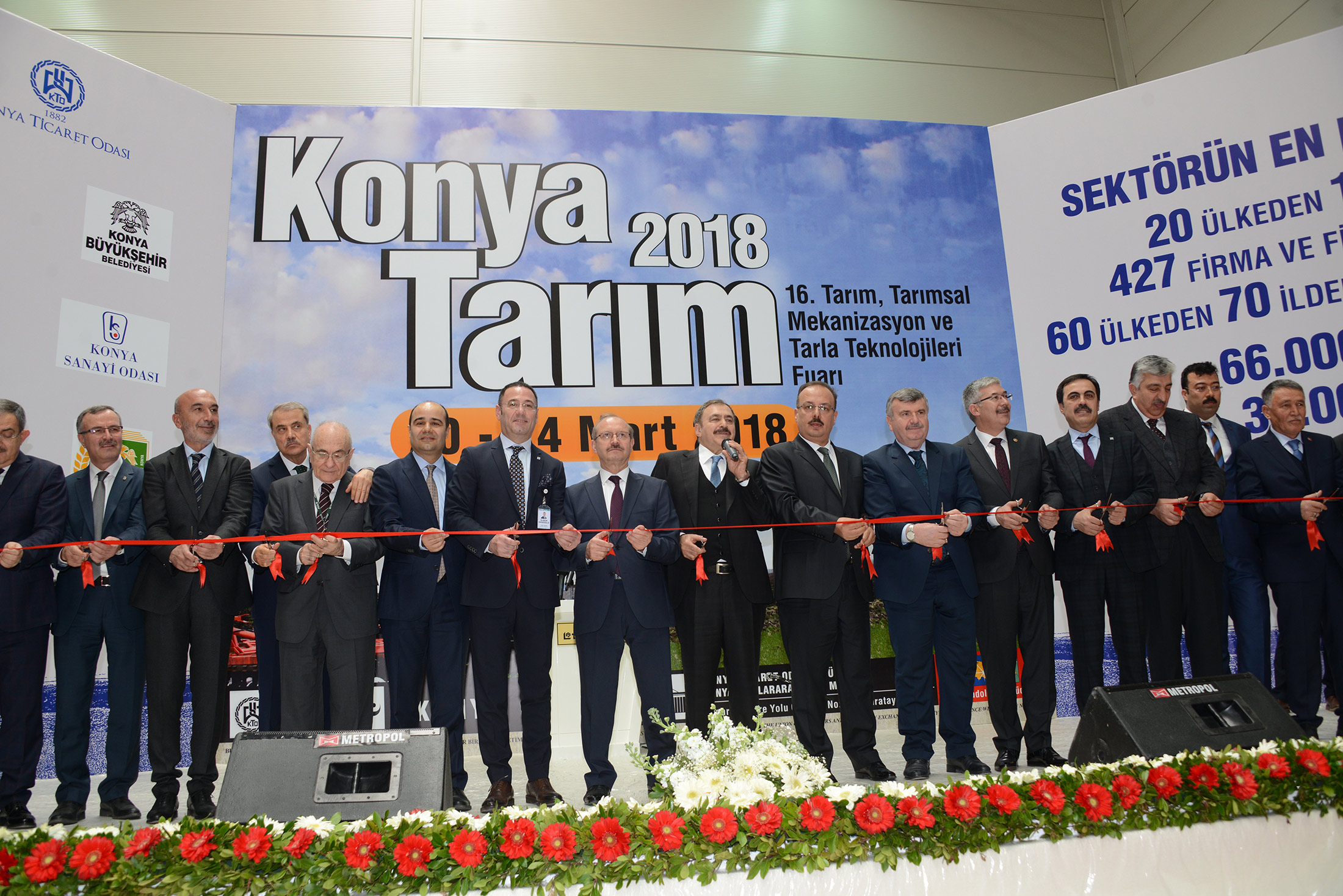 16. Konya Tarım Fuarı Kapılarını Açtı