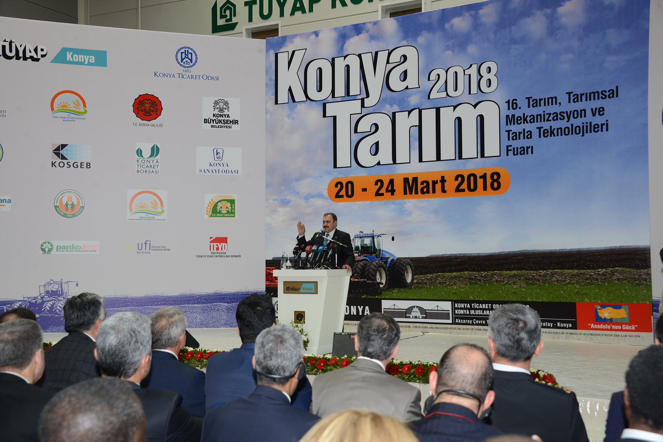 16. Konya Tarım Fuarı Kapılarını Açtı