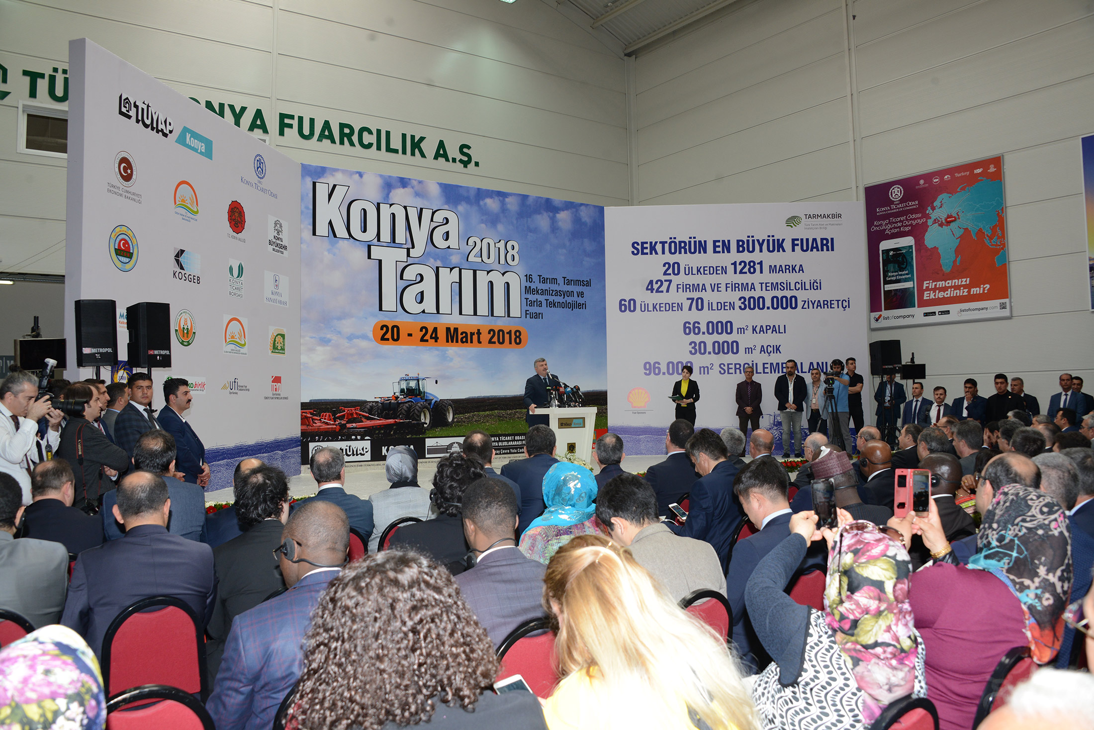 16. Konya Tarım Fuarı Kapılarını Açtı