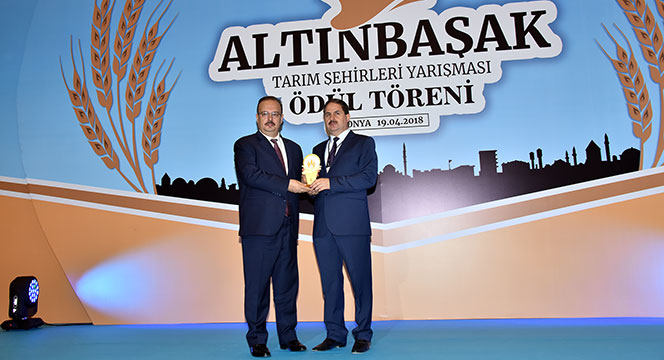 Altınbaşak Tarım Şehirleri Yarışması'nda Dereceye Giren Belediyeler Ödüllerini Aldı
