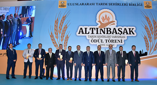 Altınbaşak Tarım Şehirleri Yarışması'nda Dereceye Giren Belediyeler Ödüllerini Aldı