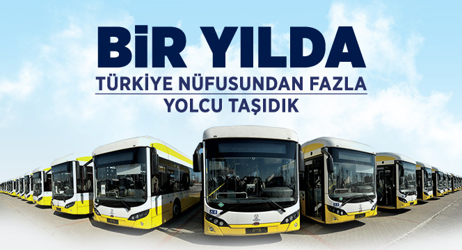 Bir Yılda Türkiye Nüfusundan Fazla Yolcu Taşıdık