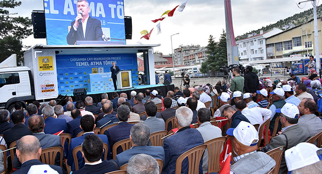 Bozkır Çarşamba Çayı Rekreasyon Projesi'nin Temeli Atıldı