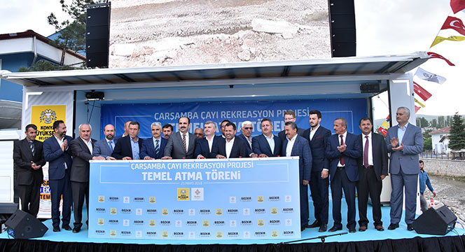 Bozkır Çarşamba Çayı Rekreasyon Projesi'nin Temeli Atıldı