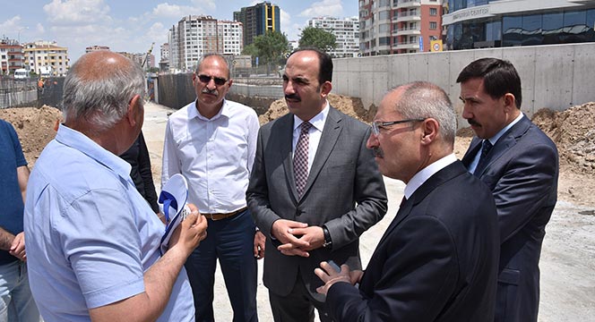Başkan Altay Yapımı Devam Eden Köprülü Kavşakları İnceledi