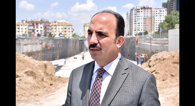 Başkan Altay Yapımı Devam Eden Köprülü Kavşakları İnceledi