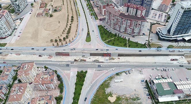 Başkan Altay Yapımı Devam Eden Köprülü Kavşakları İnceledi