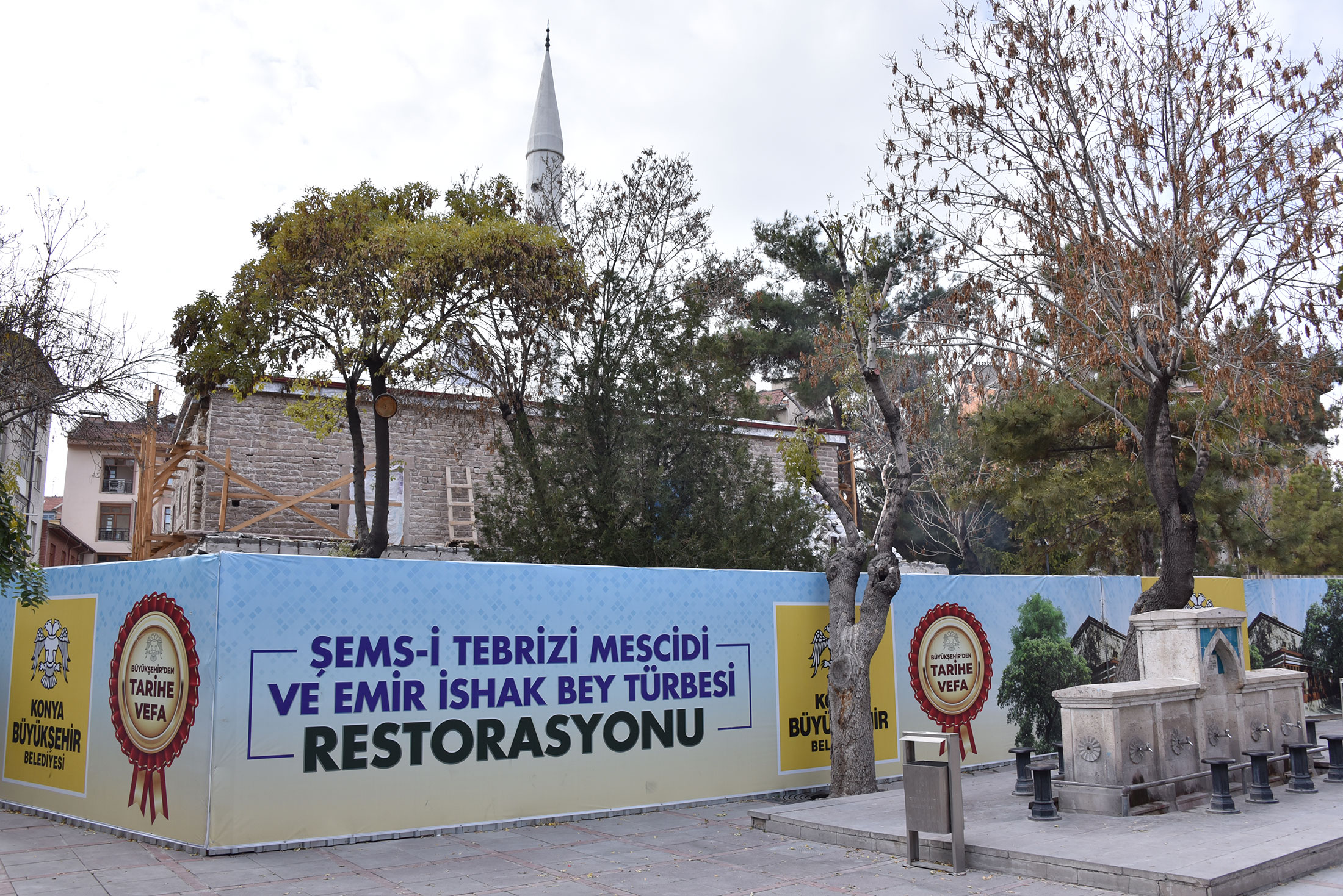 Restorasyonu Devam Eden Şems-i Tebrizi Mescidi ve Türbesi Şeb-i Arus Haftasında Ziyaret Edilebilecek