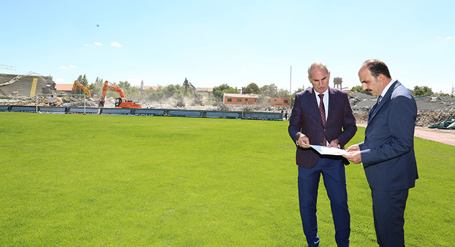 Eski Stadyum Millet Bahçesine Dönüşüyor