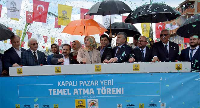 Büyükşehir'den Hüyük'e Kapalı Pazar Yeri