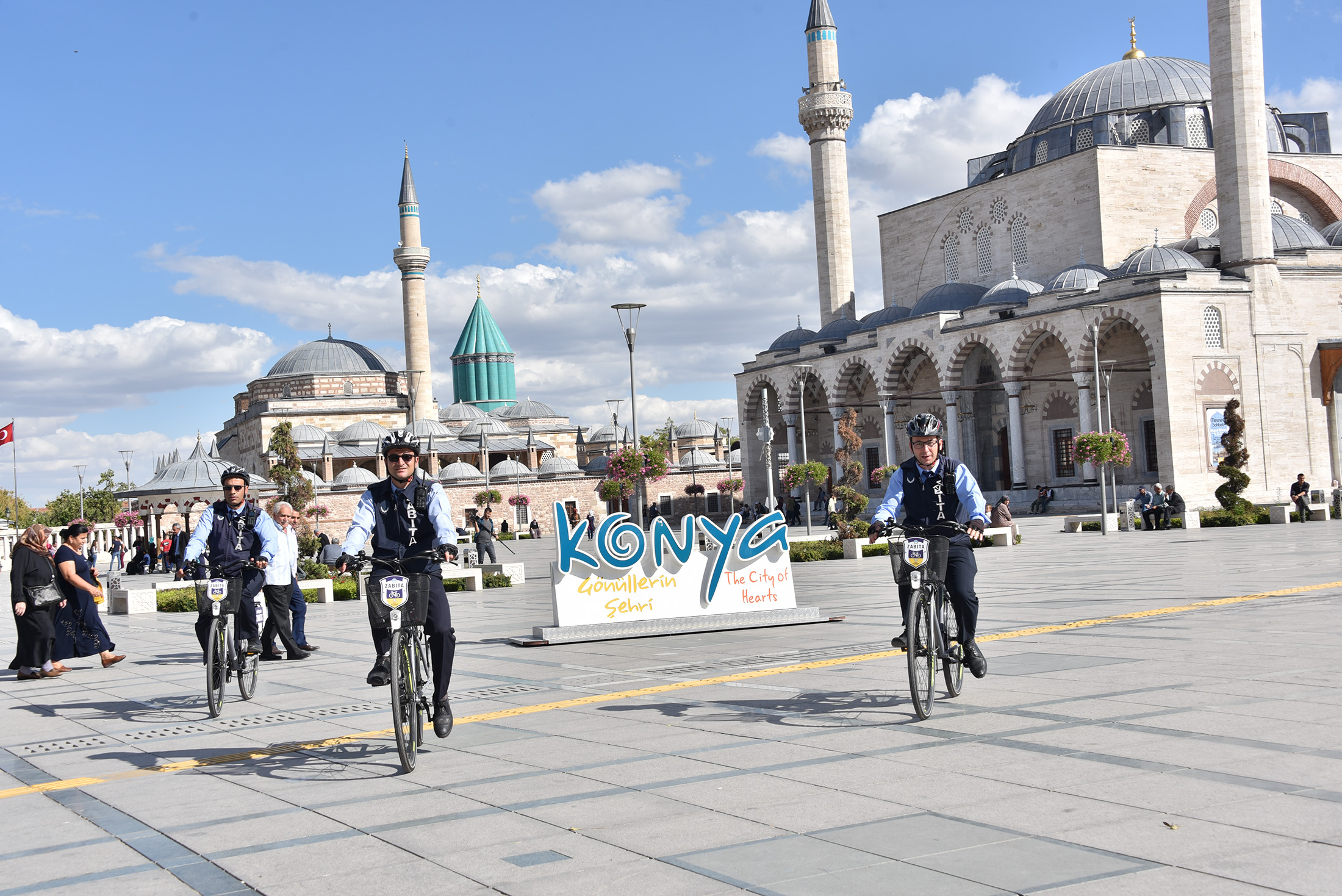 Bisiklet Şehri Konya'da Bisikletli Zabıtalar Göreve Başladı