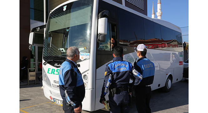 Büyükşehir'den Okul Servis Araçlarına Denetim