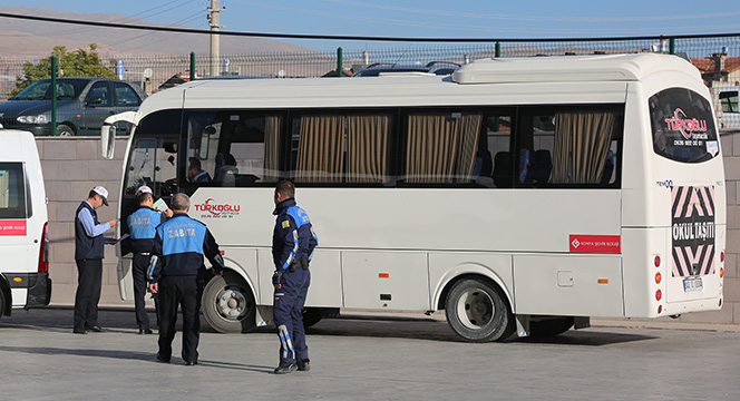 Büyükşehir'den Okul Servis Araçlarına Denetim