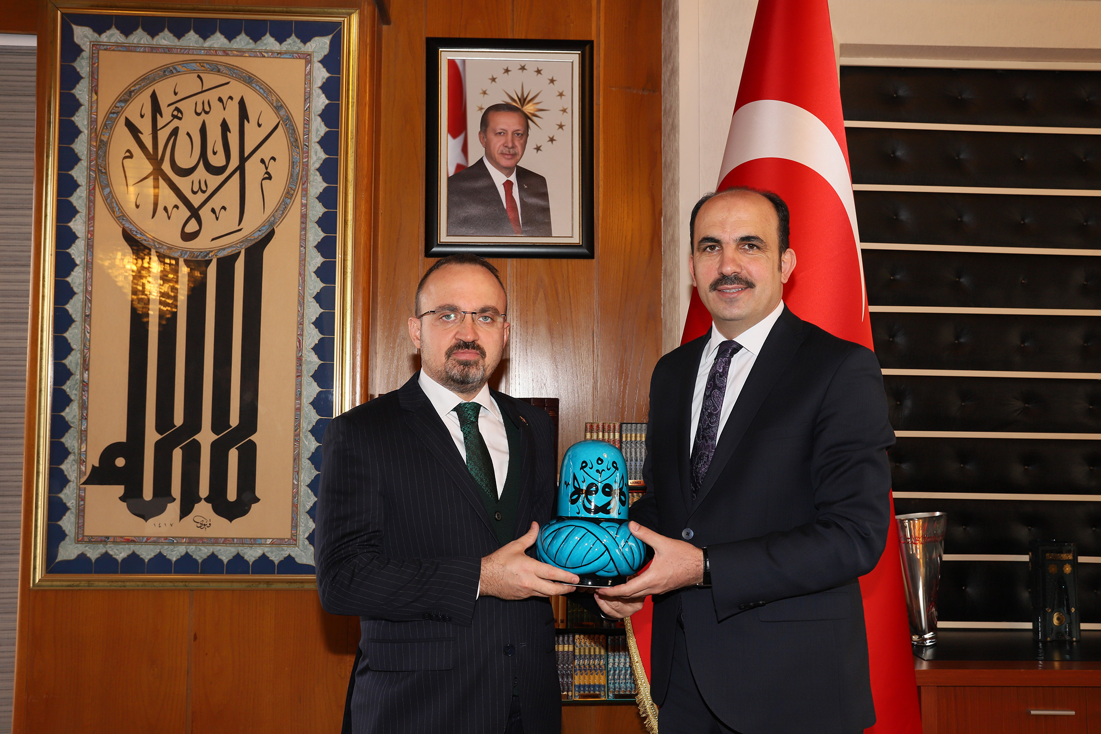 AK Parti Grup Başkanvekili Turan'dan Başkan Altay'a Ziyaret