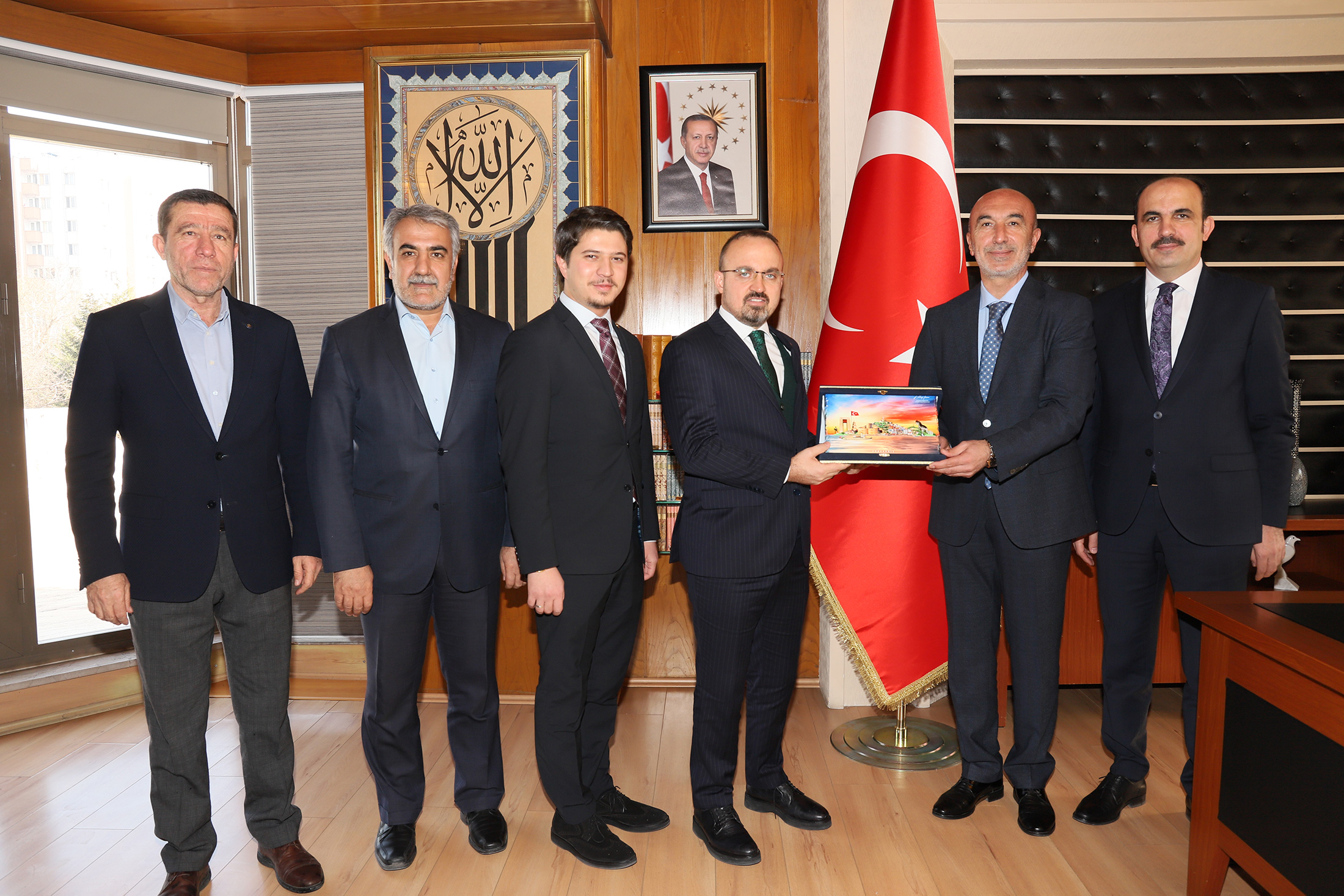 AK Parti Grup Başkanvekili Turan'dan Başkan Altay'a Ziyaret