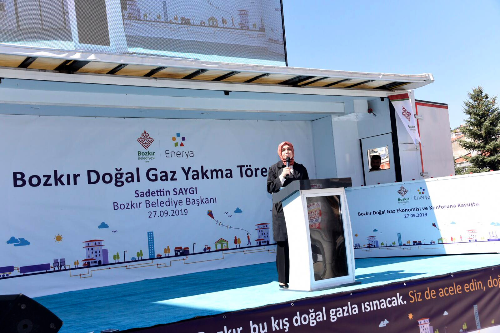 Bozkır Doğalgaza Kavuştu