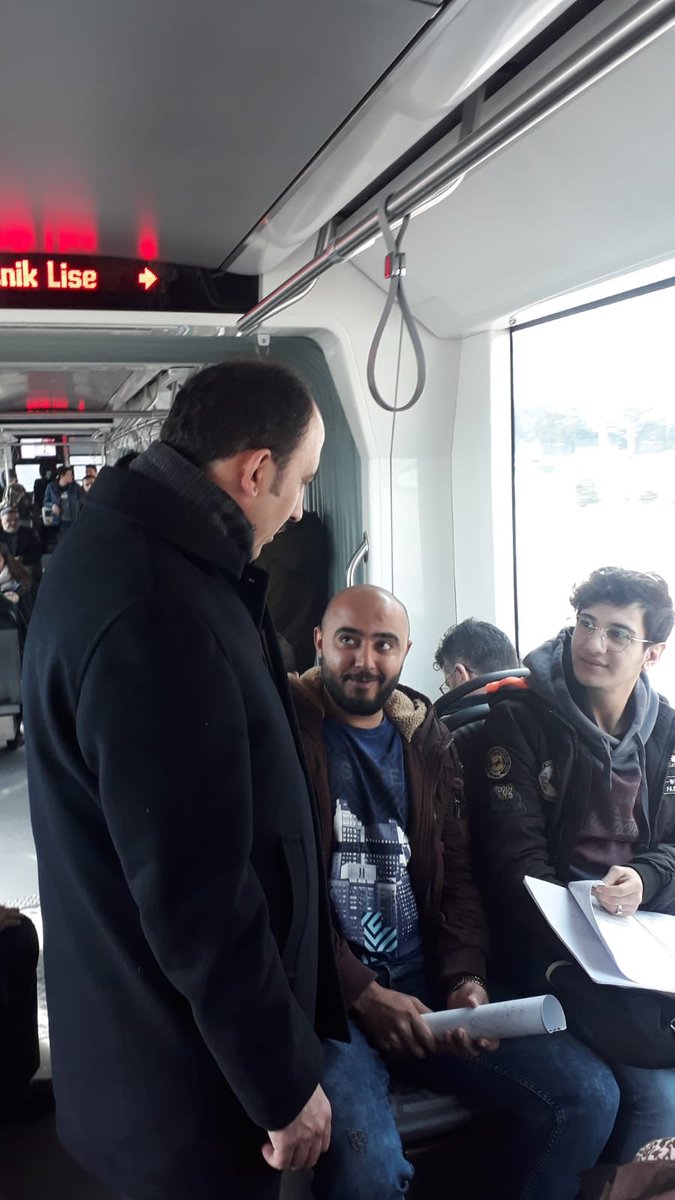 Başkan Altay Tramvayda Vatandaşlarla Bir Araya Geldi