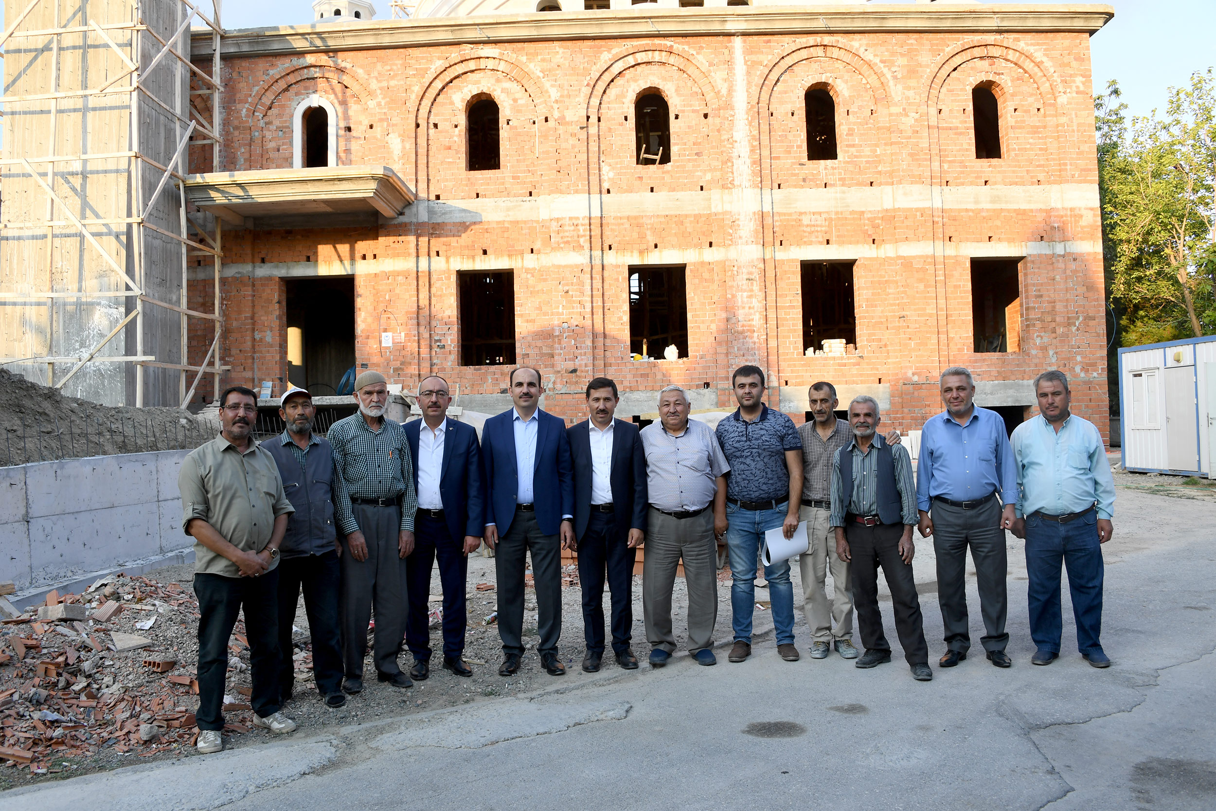Başkan Altay Külliye ve Cami İnşaatlarını İnceledi