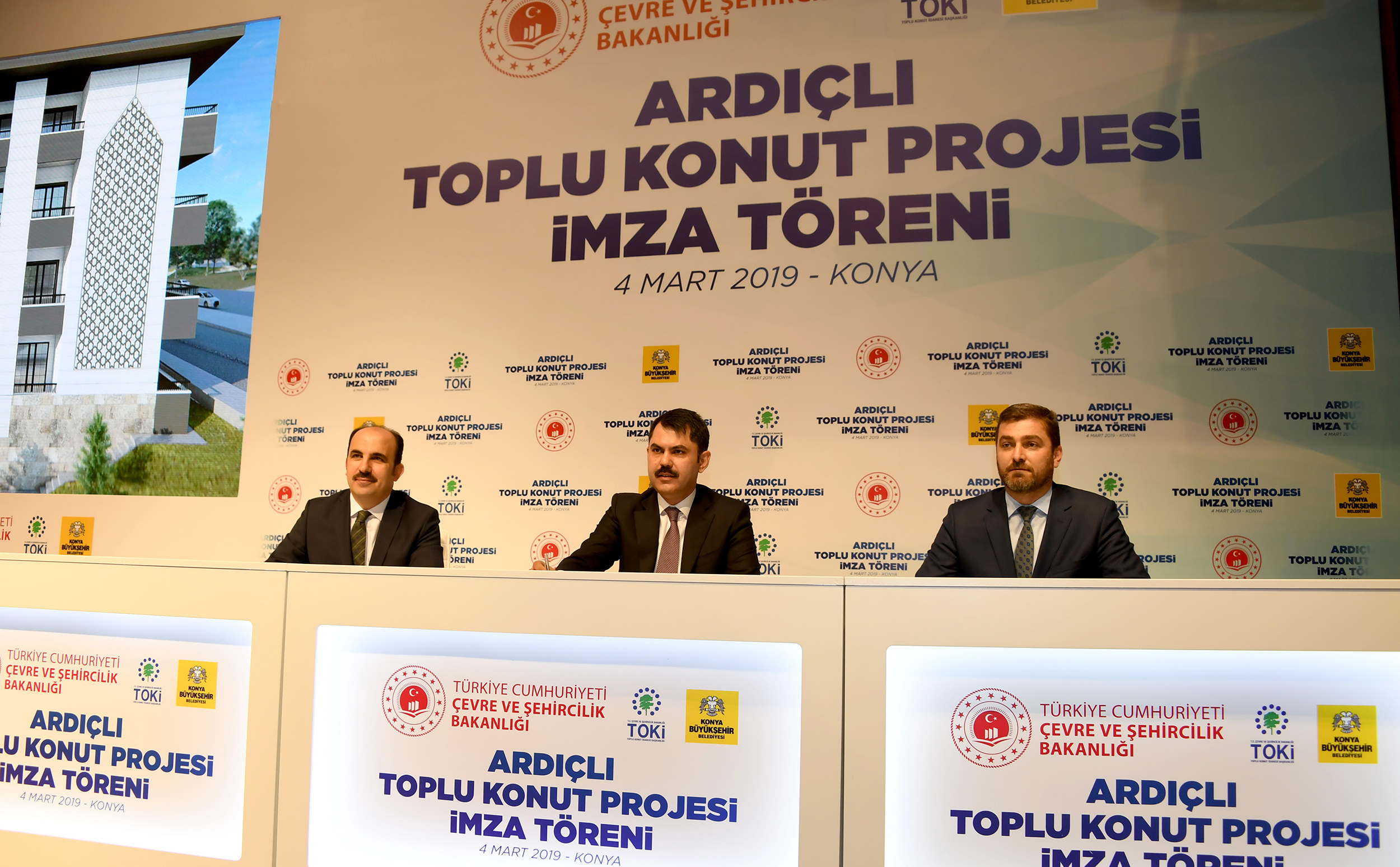 Ardıçlı Toplu Konut Projesinin Protokolü İmzalandı
