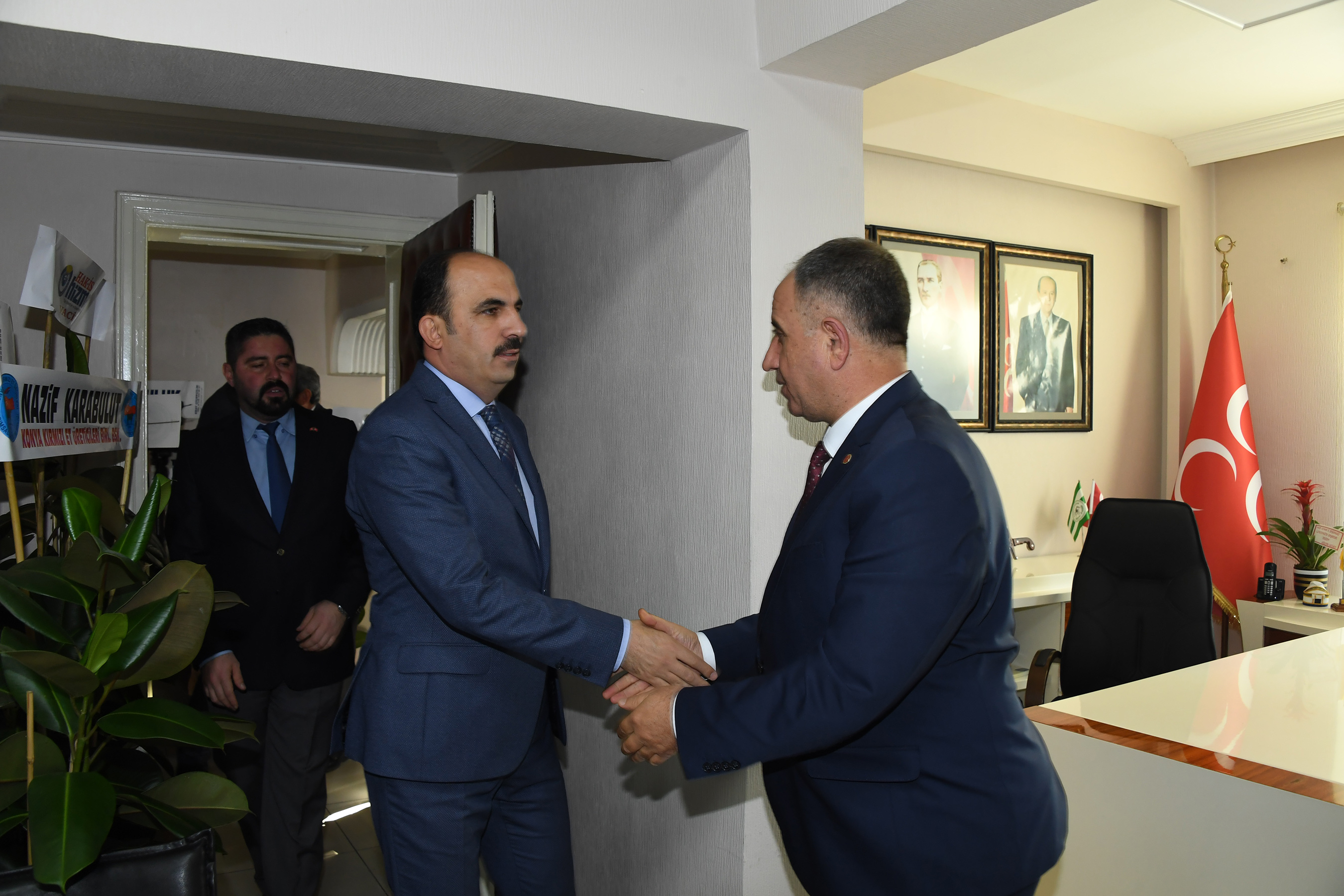 Başkan Altay MHP İl Başkanı Karaarslan'ı Ziyaret Etti