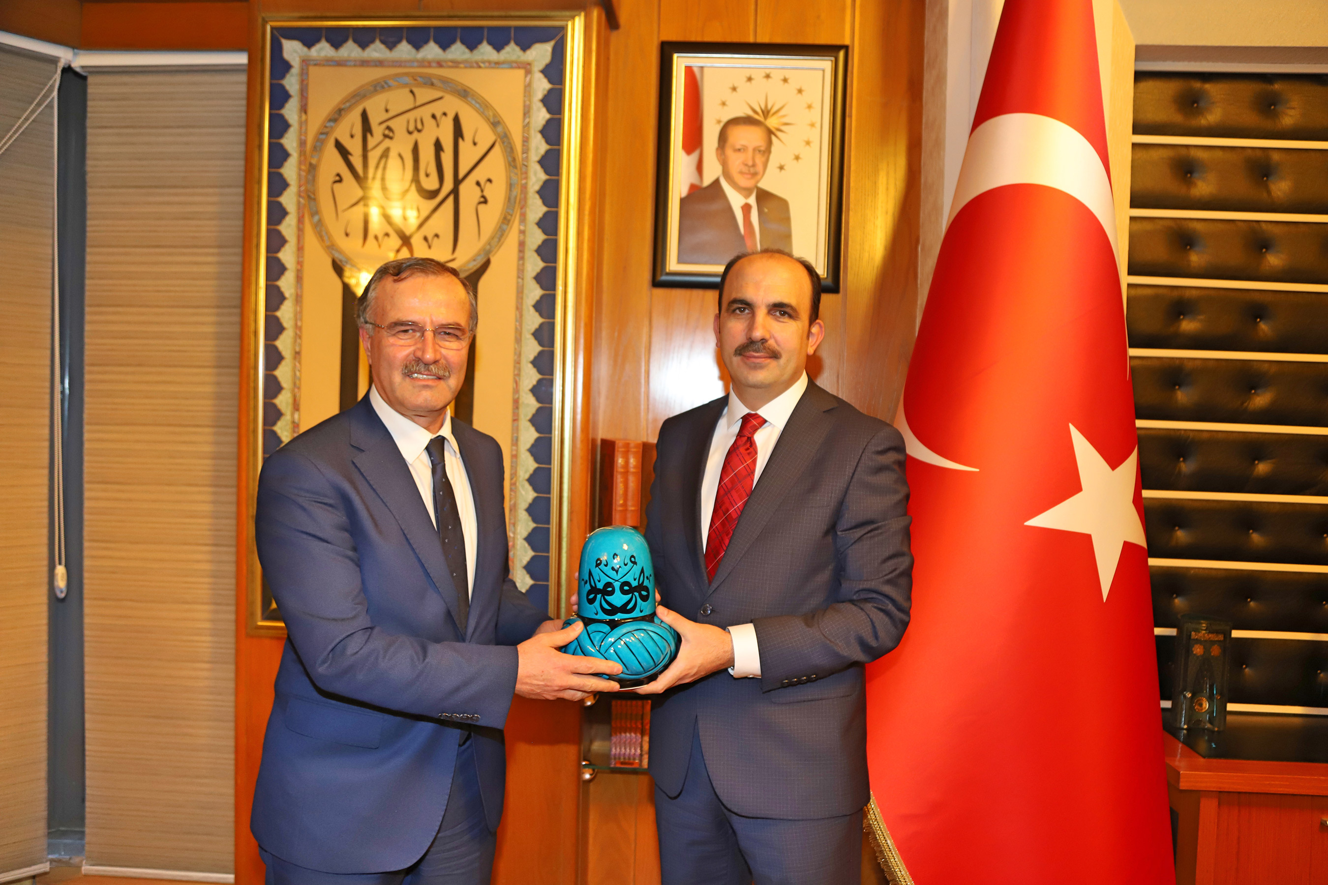 OSBÜK Yönetimi Başkan Altay'ı Ziyaret Etti