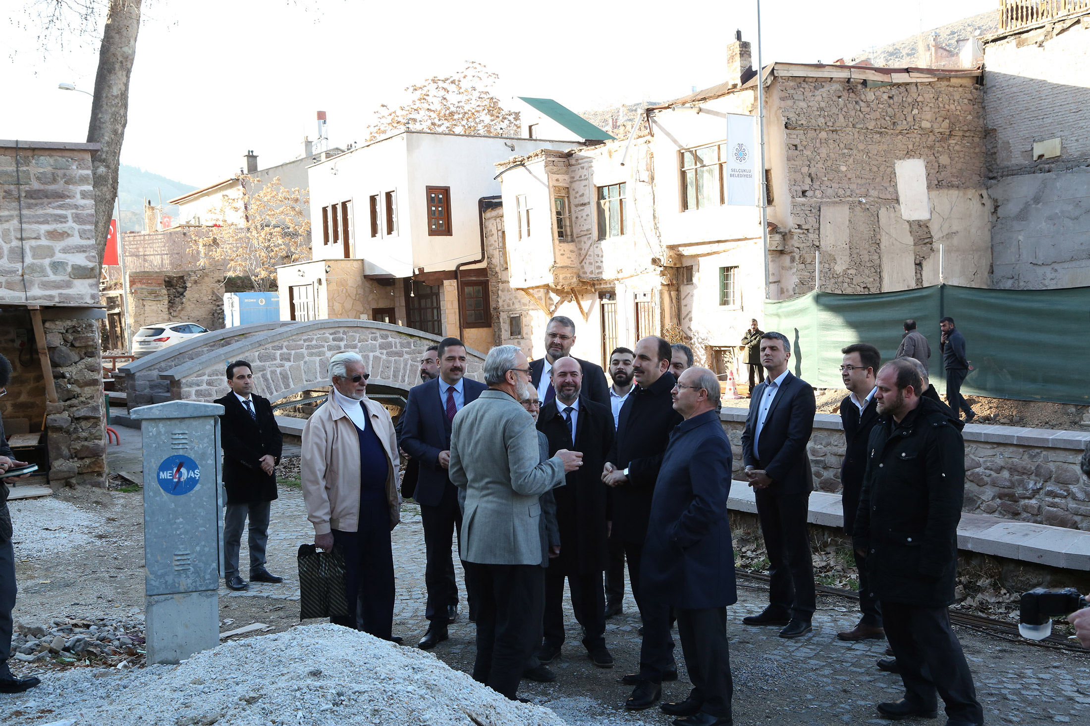 Başkan Altay Sille'de Kız Kur'an Kursu İnşaatını İnceledi