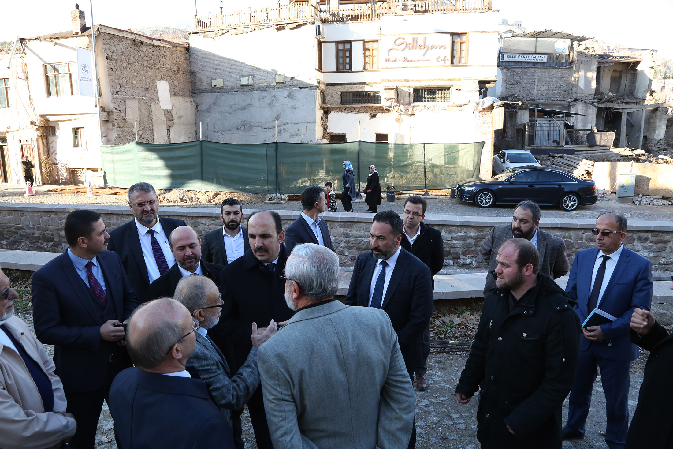 Başkan Altay Sille'de Kız Kur'an Kursu İnşaatını İnceledi