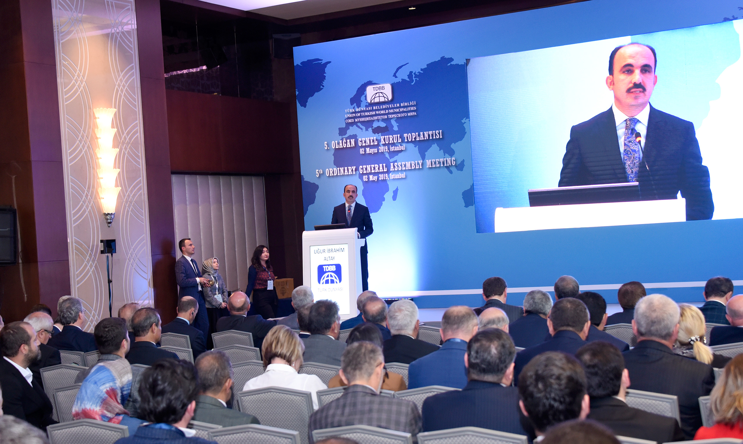 Başkan Altay Türk Dünyası Belediyeler Birliği Başkanlığı'na Seçildi