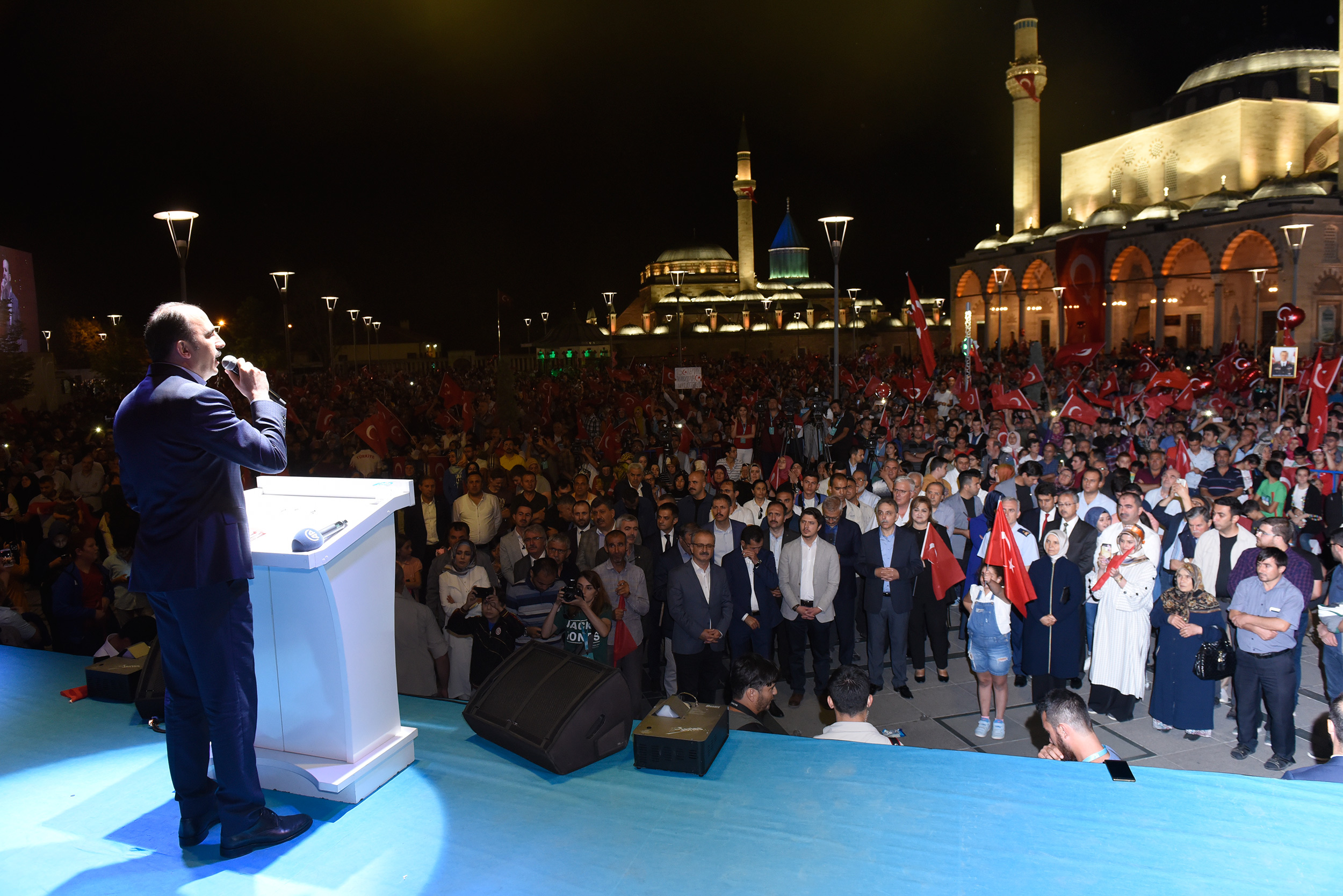 15 Temmuz'un Üçüncü Yılında On Binlerce Konyalı Nöbetteydi