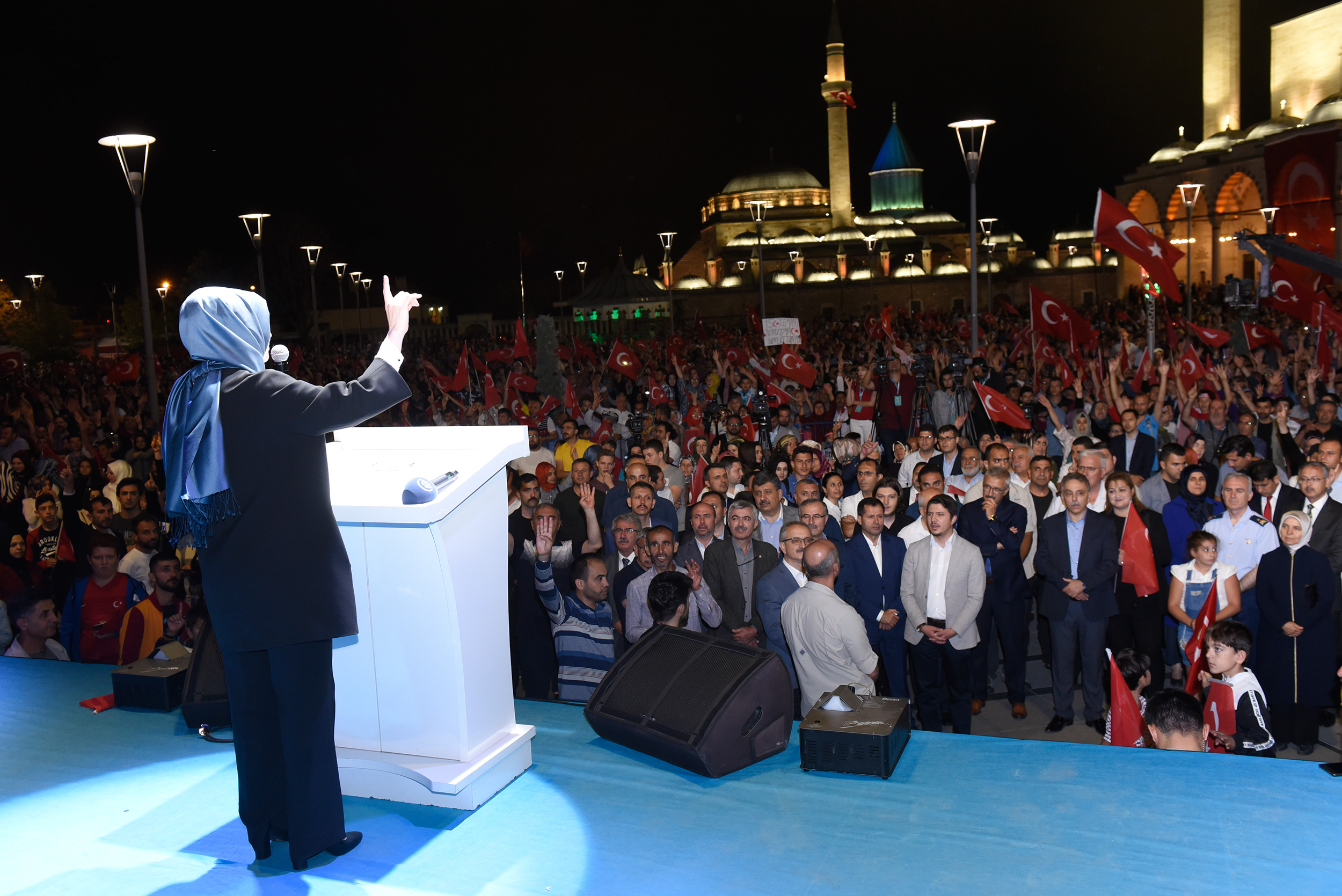 15 Temmuz'un Üçüncü Yılında On Binlerce Konyalı Nöbetteydi