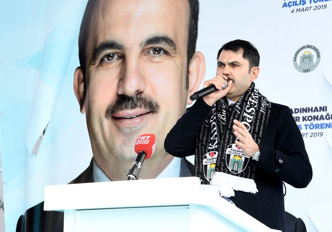 Kadınhanı Şehir Konağı Bakan Kurum'un Katılımı İle Açıldı