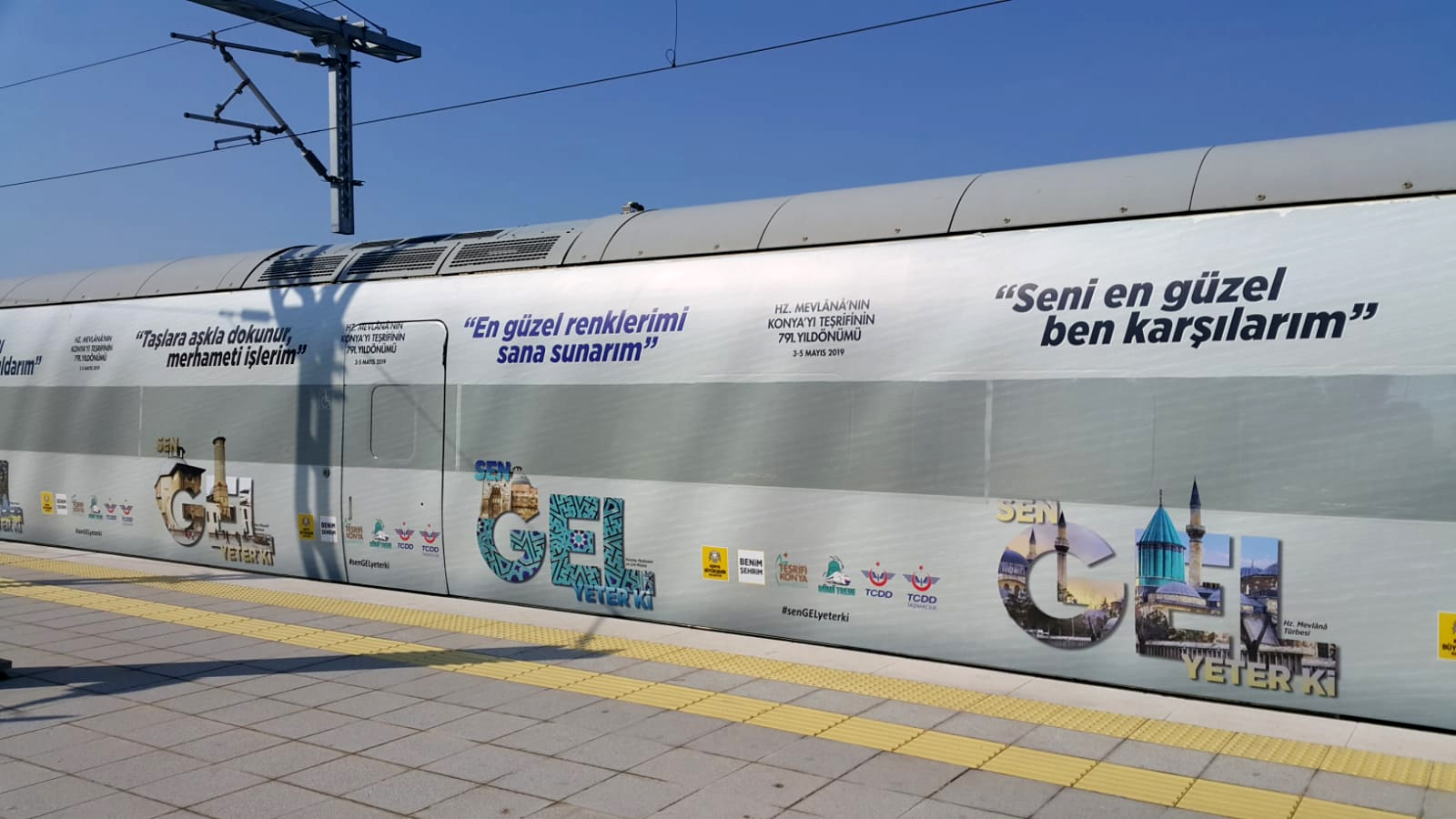 Hz. Mevlana'nın Konya'yı Teşrif Yıldönümü Anısına Özel Rumi Treni Oluşturuldu