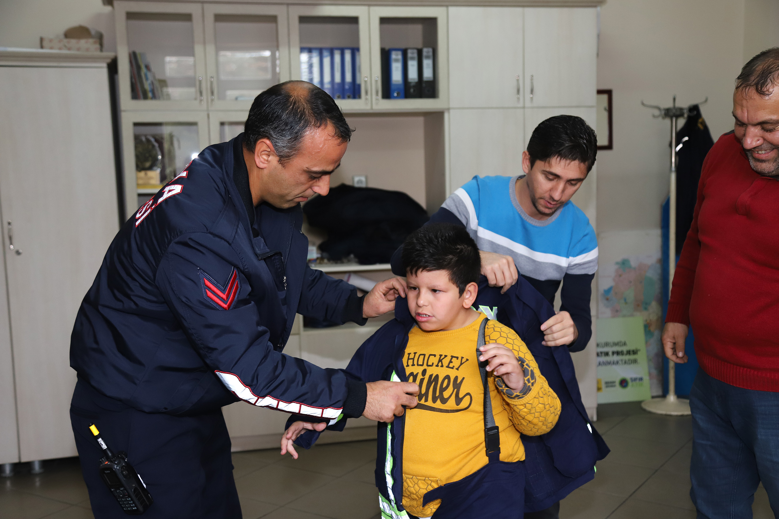 Küçük Mustafa'nın İtfaiyeci Olma Hayali Gerçekleşti