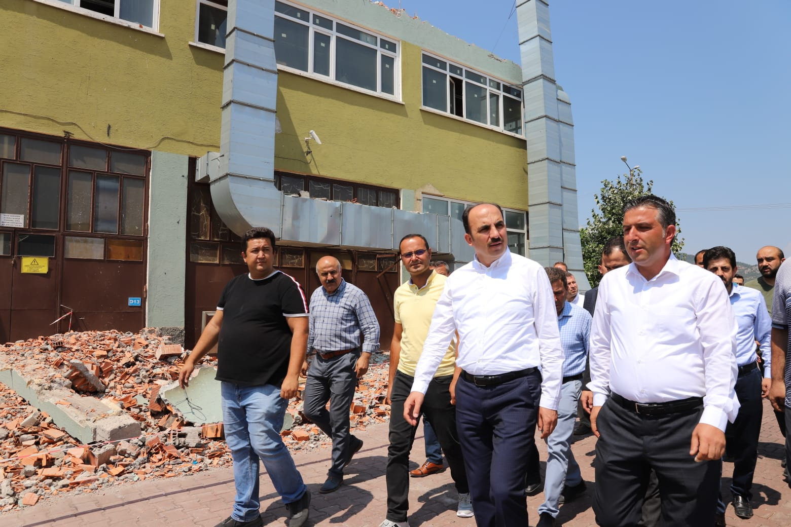 Başkan Altay Yanan Silah Fabrikasında İnceleme Yaptı