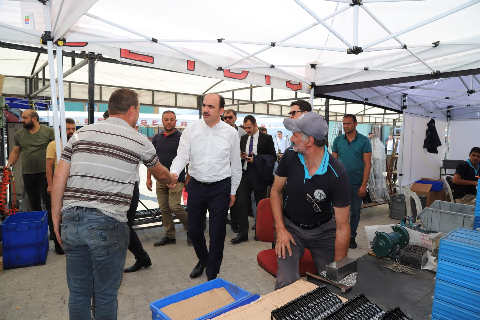 Başkan Altay Yanan Silah Fabrikasında İnceleme Yaptı