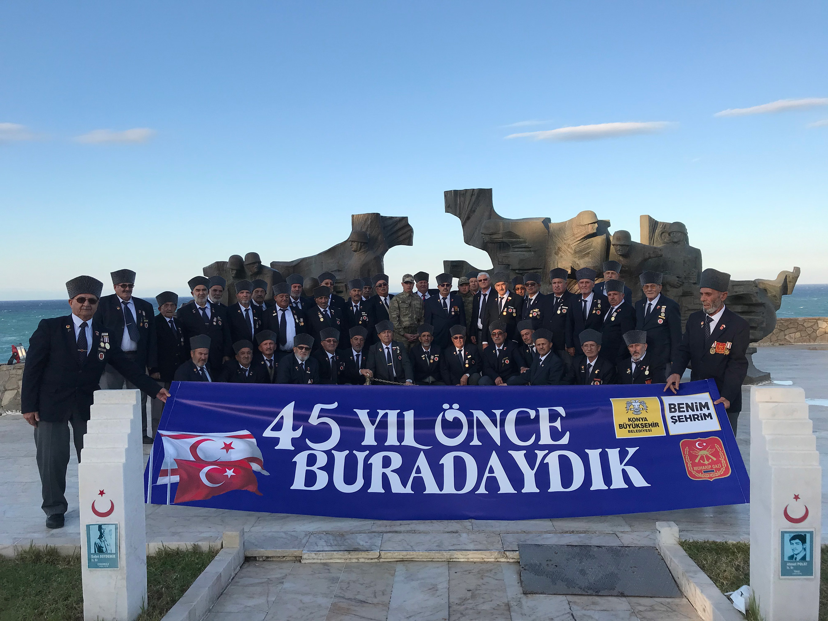 Kıbrıs Barış Harekatına Katılan Gaziler Yavru Vatan'da