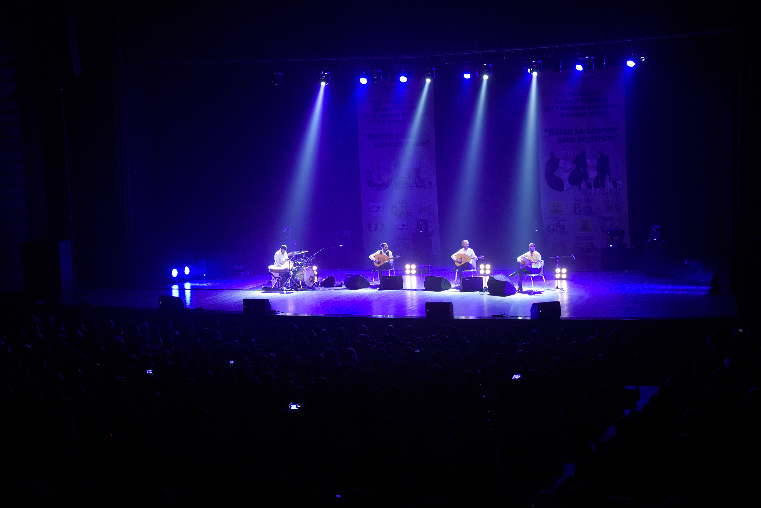 Mevlana'yı Karşılama Etkinliklerinde 'Le Trio Joubran' Sahne Aldı