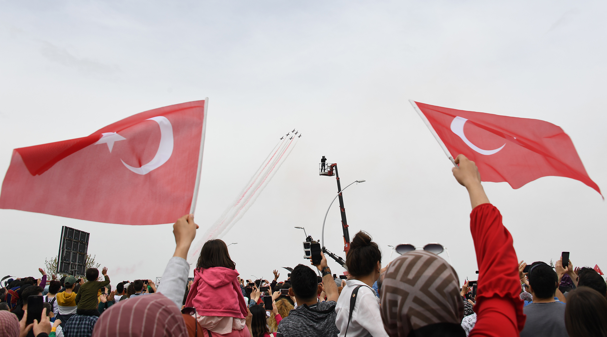 Kahraman Pilotlardan Muhteşem Gösteri