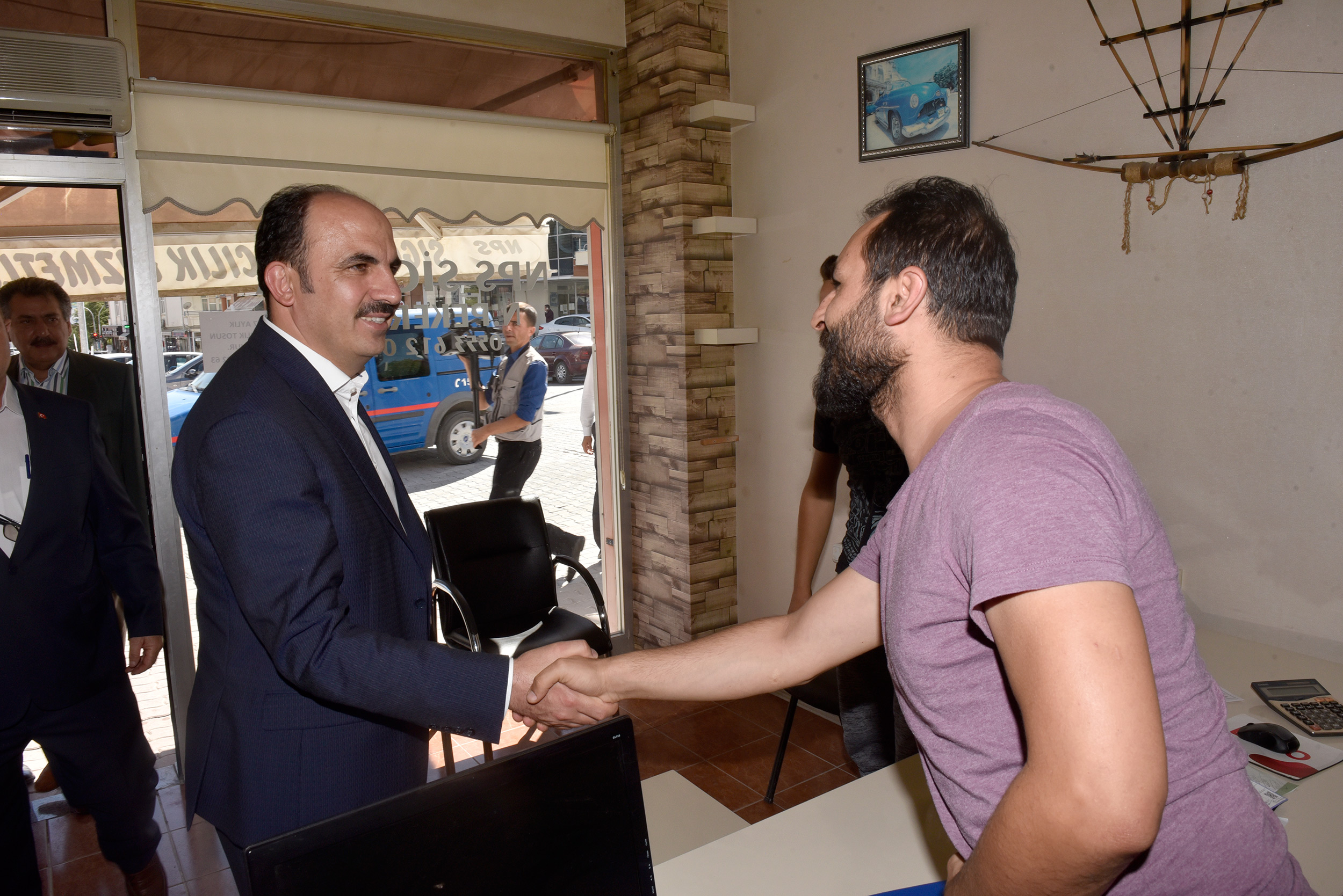 Başkan Altay Cihanbeyli ve Altınekin'i Ziyaret Etti