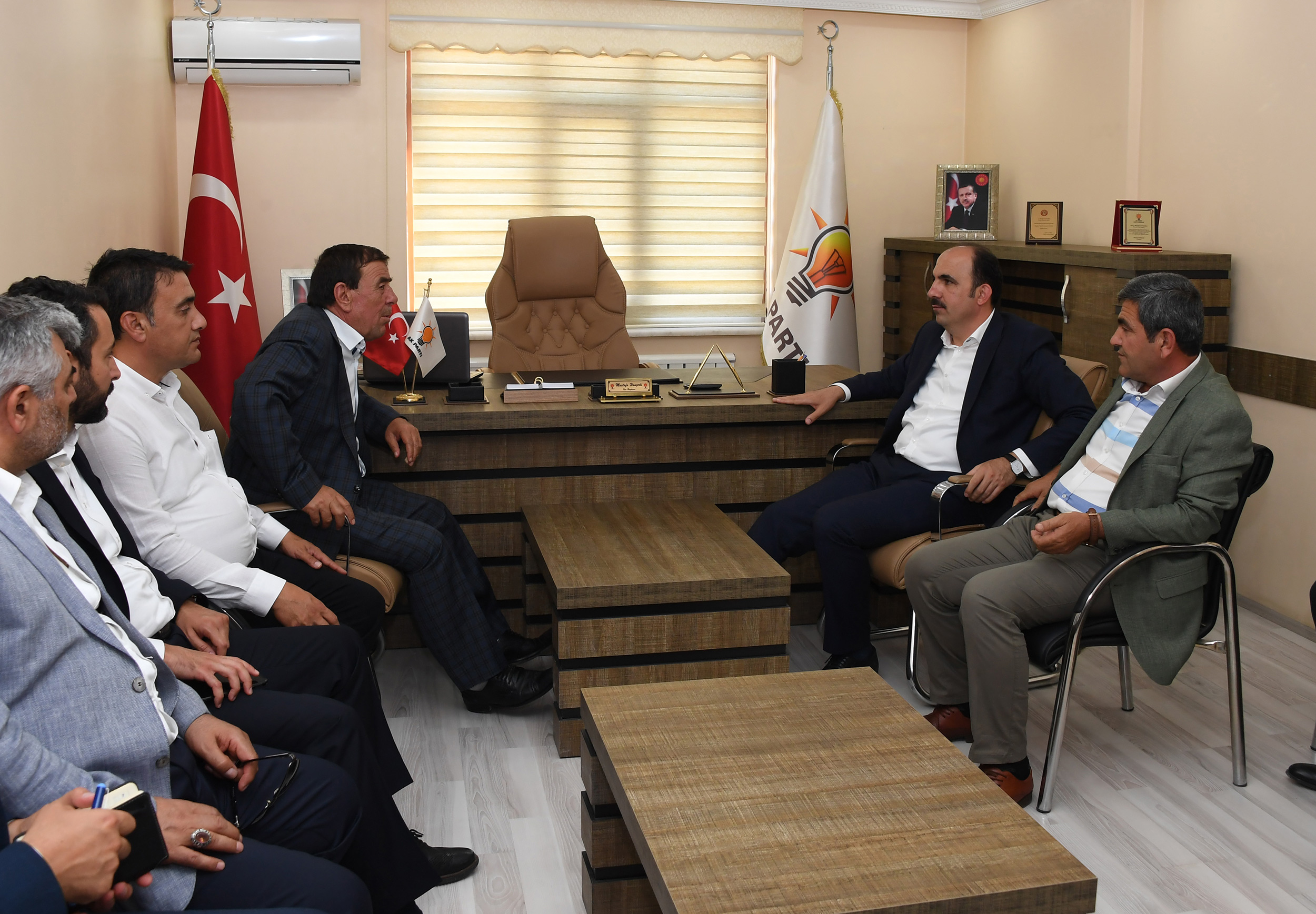 Başkan Altay Cihanbeyli ve Altınekin'i Ziyaret Etti