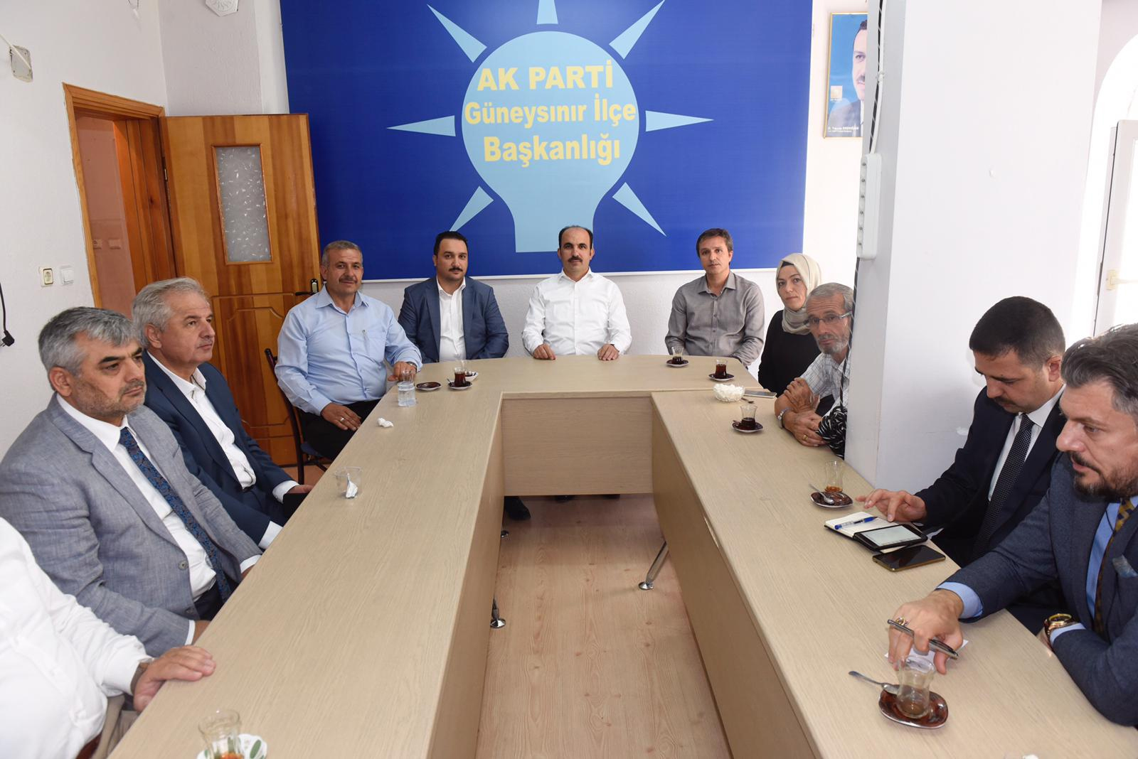 Başkan Altay'dan Güneysınır'a Ziyaret
