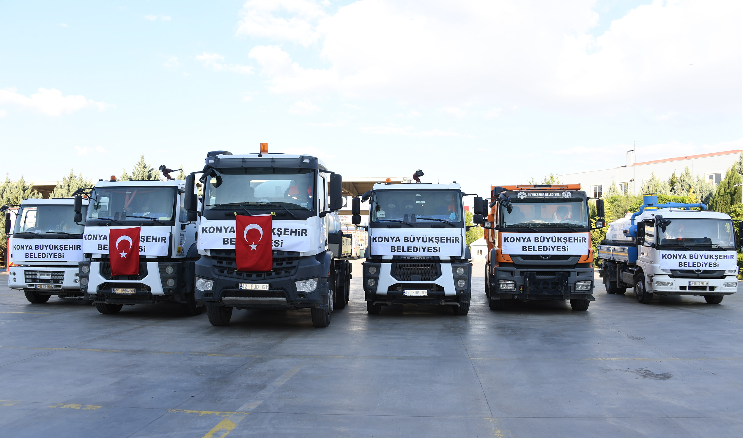 Konya'dan Düzce'ye Destek