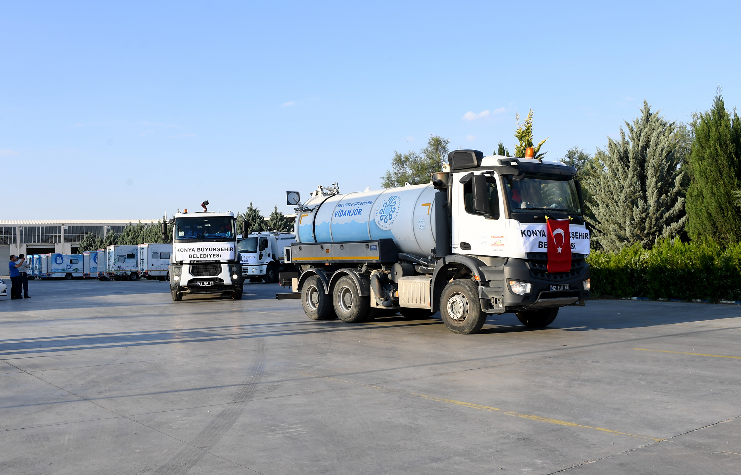 Konya'dan Düzce'ye Destek