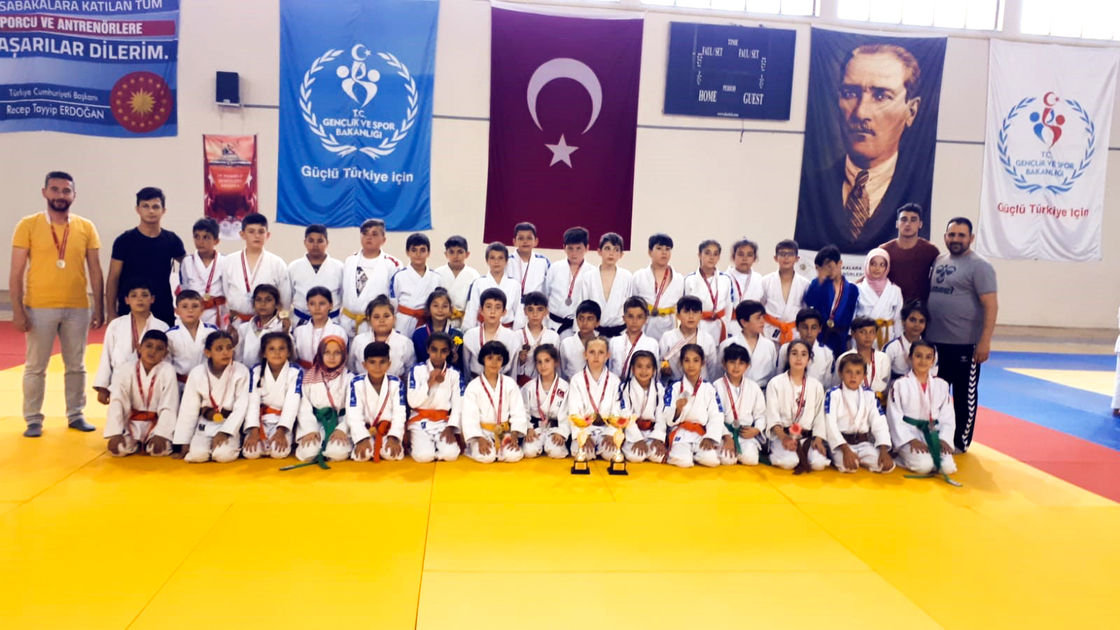 Judocularımızdan Dört Dörtlük Başarı  