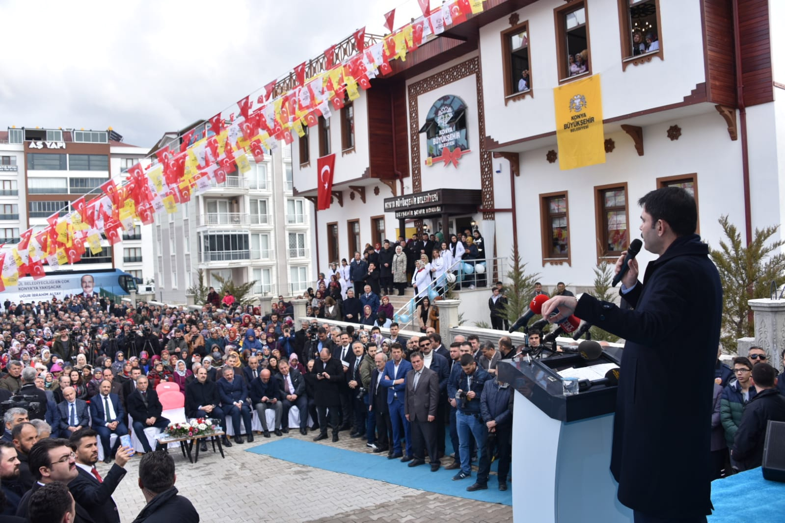 Beyşehir Şehir Konağı'nın Açılışı Bakan Murat Kurum Tarafından Yapıldı