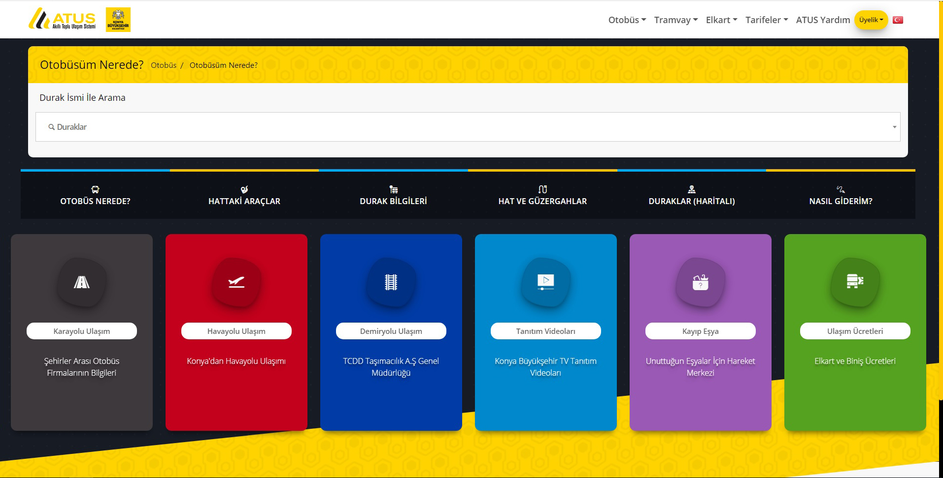 ATUS Web Sayfası Yenilenen Yüzüyle Ulaşımı Kolaylaştırıyor